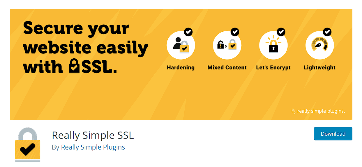 really simple ssl plugin