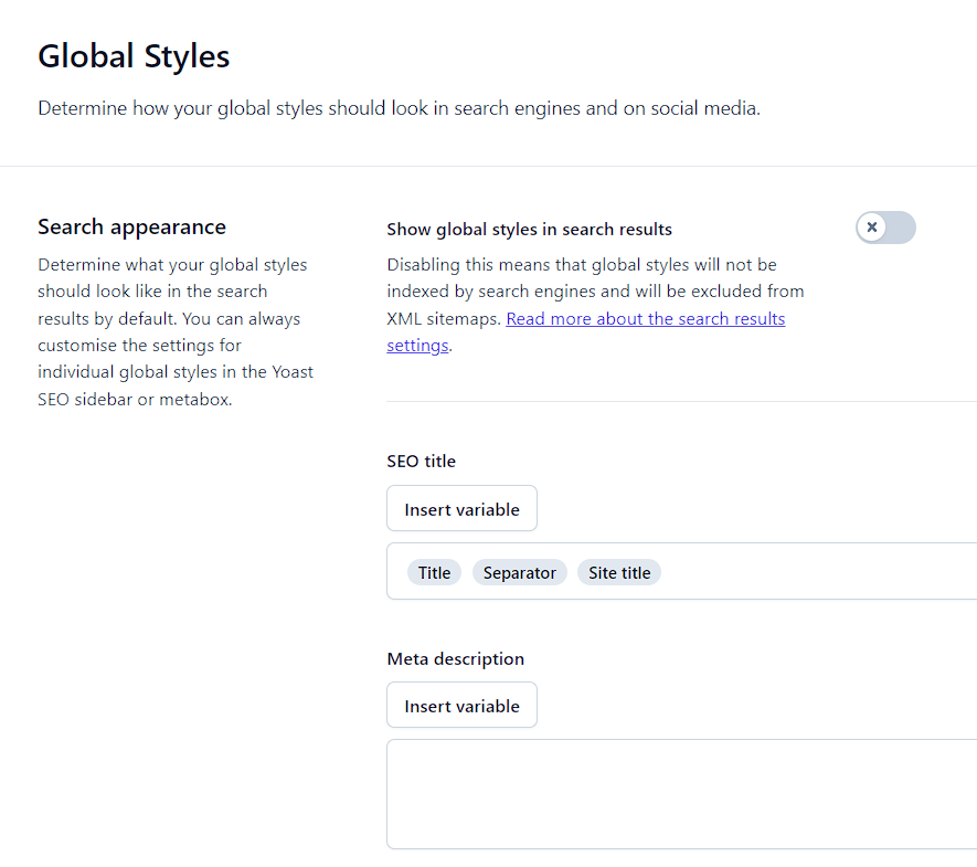 yoast content types global styles