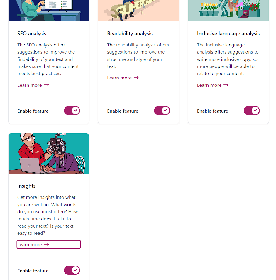 yoast general site features
