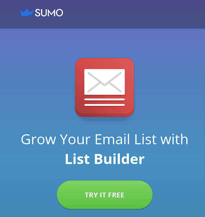 sumo email capture