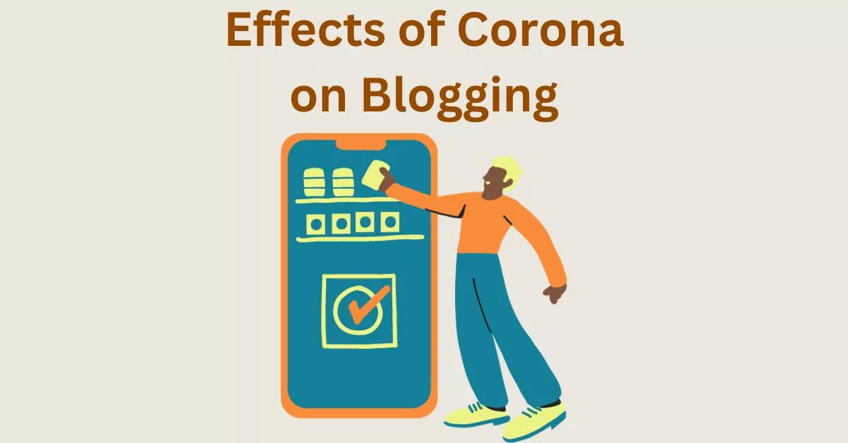 corona effects on blogging