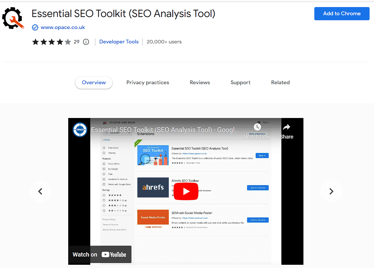 essential seo toolkit