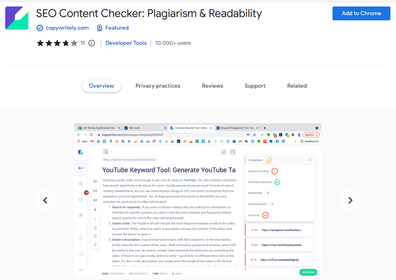 seo content checker
