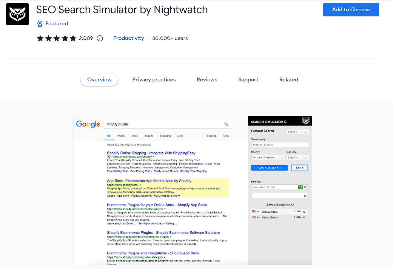 seo search simulator by nightwatch