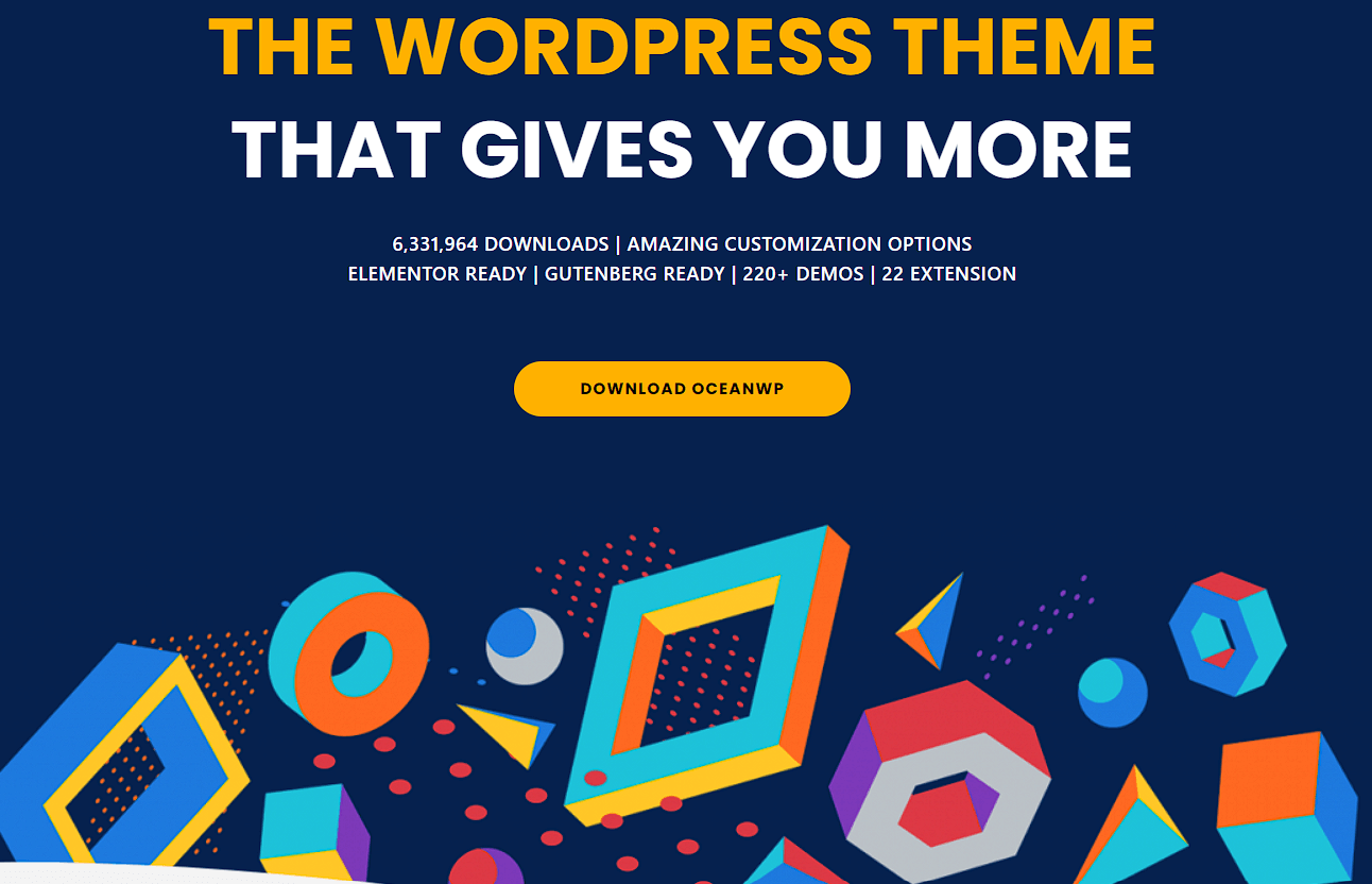 OceanWP wordpress themes