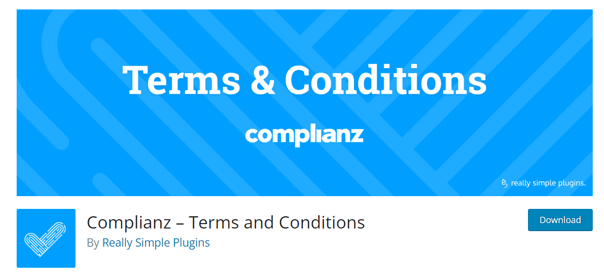 complianz terms and conditions plugin