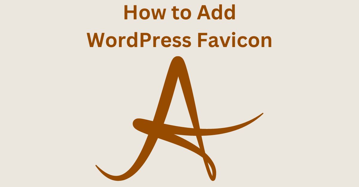 how to change wordpress favicon