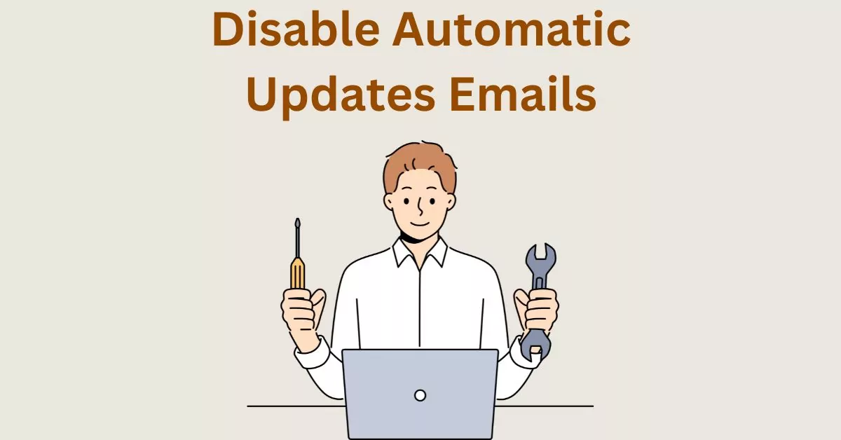 How to Stop Getting Emails About Automatic Updates on Your WordPress Website?