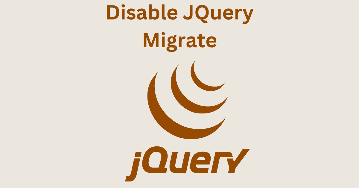 How to Prevent the Loading of JQuery Migrate Script In WordPress Frontend?