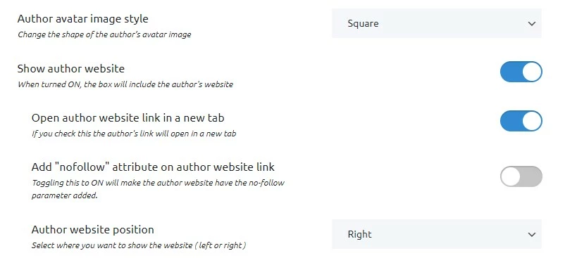 simple-author-box-appearance-settings