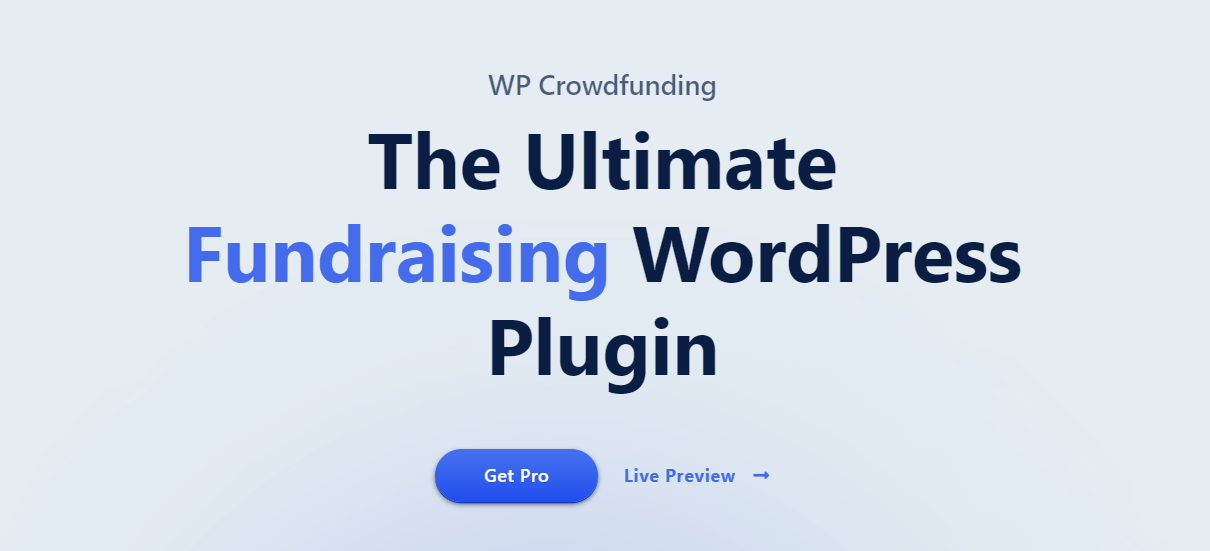 wp crowdfunding donations